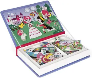 Alta Qualidade Pré-escolar Brinquedos Educativos Criativo DIY Magnetic Book Jigsaw Puzzle Para Crianças