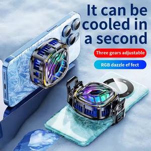 Enfriador para teléfono inteligente Ventilador enfriador de teléfono móvil Potente enfriador de teléfono para juegos - Product Image 6