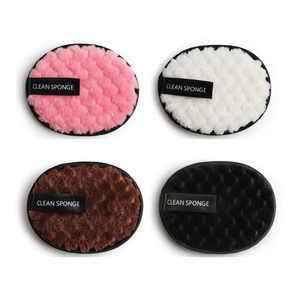 Micro Beauty MB-TR01 Tampons démaquillants en coton <span class=keywords><strong>double</strong></span> <span class=keywords><strong>face</strong></span> 3 couches Lavables Réutilisables Multicolores Lingettes nettoyantes pour le visage Cosmétiques - Product Image 3