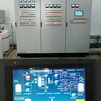 Armoire de commande automatique PLC personnalisée pour le traitement de l'eau pure, panneau de distribution électrique industriel