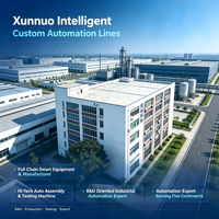 Machine d'assemblage, de test, de marquage et d'emballage automatique de moteurs XUNNUO PLC contrôlée par PLC, multi-tensions, 5000W