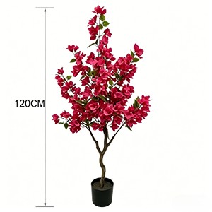 High Quality Real Touch <b>Artificial</b> Silk Bougainvillea <b>Trees</b> Durable <b>Indoor</b> Desktop Plants - Product Image 2
