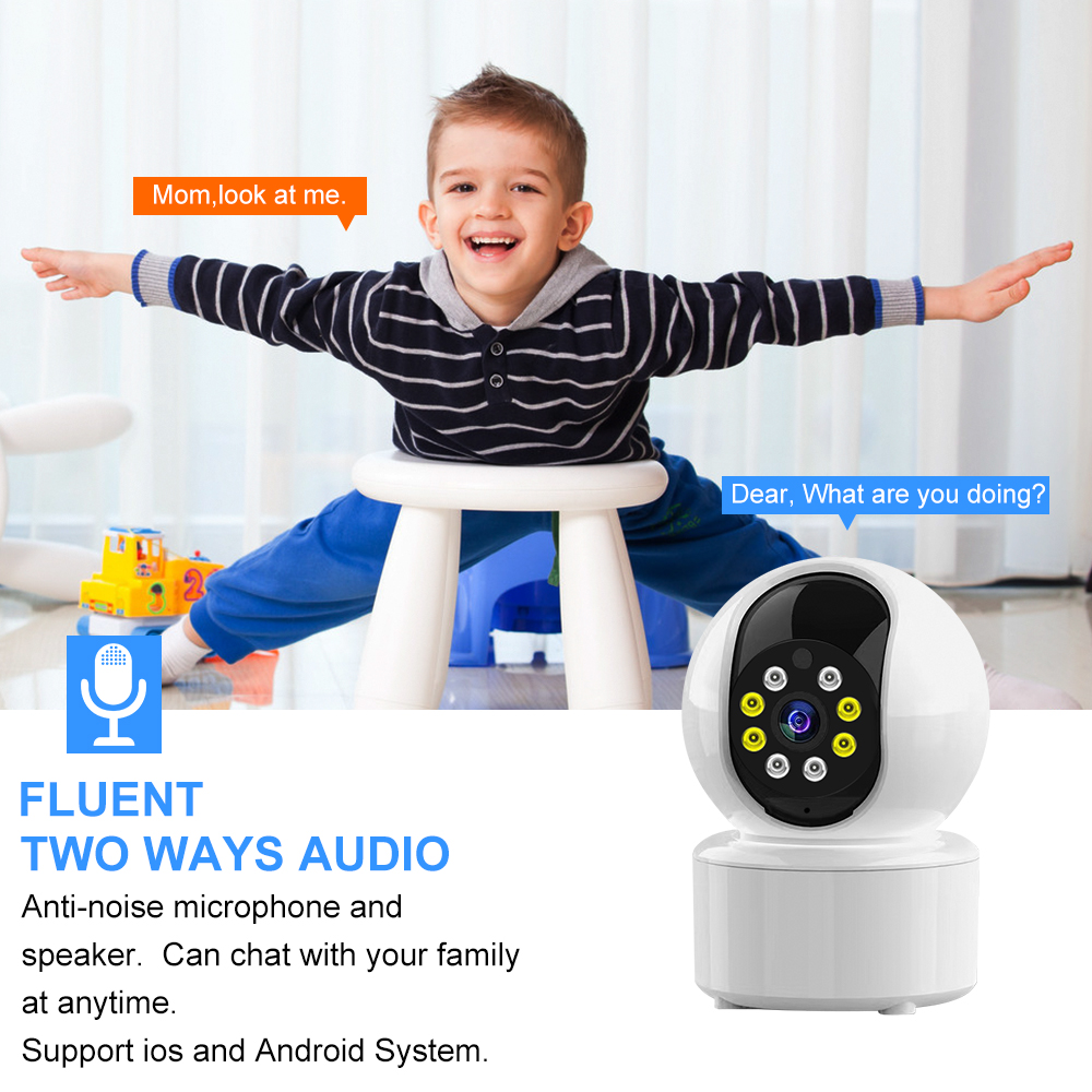 V380 720P WiFi Wireless Camera System Indoor For Baby Monitor