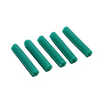 Ancrages en plastique expansibles à vis à mur vert à haute densité pour une fixation sûre