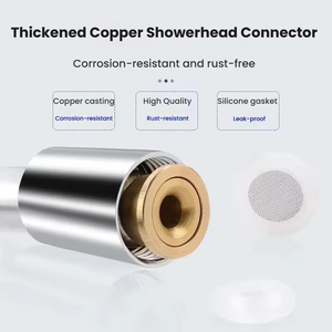 Manguera de Ducha de PVC de Alta Calidad Jade Hill S-6, Diseño Moderno Plateado, Brillante, Suave y Flexible, para Baño, Cocina, Inodoro, con Presión - Product Image 6