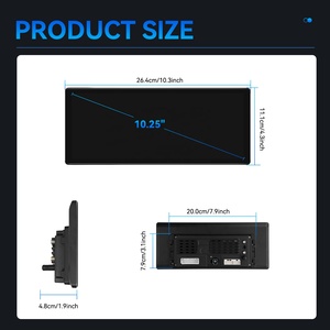 Podofo 10.25'' Android Car 8 Core 6+128G Wireless CarPlay/Android Auto/GPS/WIFI for NTG4.5 Benz C-Class 2011-2014 Bulk <strong>Supplier</strong> - Product Image 4