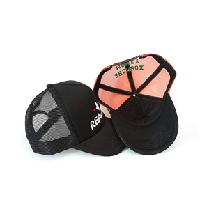 MOQ Thấp Tùy Chỉnh Thêu Logo Đen Trucker Mũ Bóng Chày Bọt Lưới Trở Lại Trucker <span class=keywords><strong>Hat</strong></span> - Product Image 5