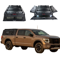 Cubierta de Acero Galvanizado o Aluminio para Camioneta de 3 Puertas, Compatible con Nissan Titan, Impermeable y con Cerradura