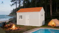 Skyacross Nouvelle Conception Structure en Acier Préfabriquée de Haute Qualité Cabane Durable Imperméable Rapide Moderne Luxe Conteneur Indépendant