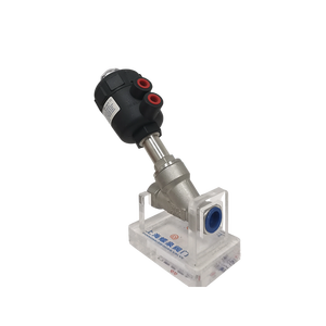 Thép không gỉ 304 đôi diễn xuất không khí khí nén góc Van điều khiển không khí góc van ghế - Product Image 4