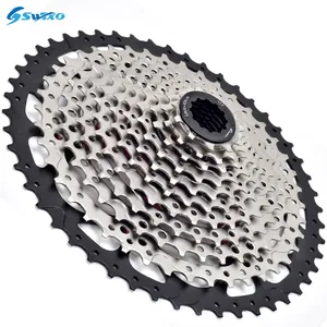 SWTXO Silver/Gold Mountain Bike Freewheel Sprocket 12 Speed 11-50T MTB Bicycle Cassette For Shimano SRAM