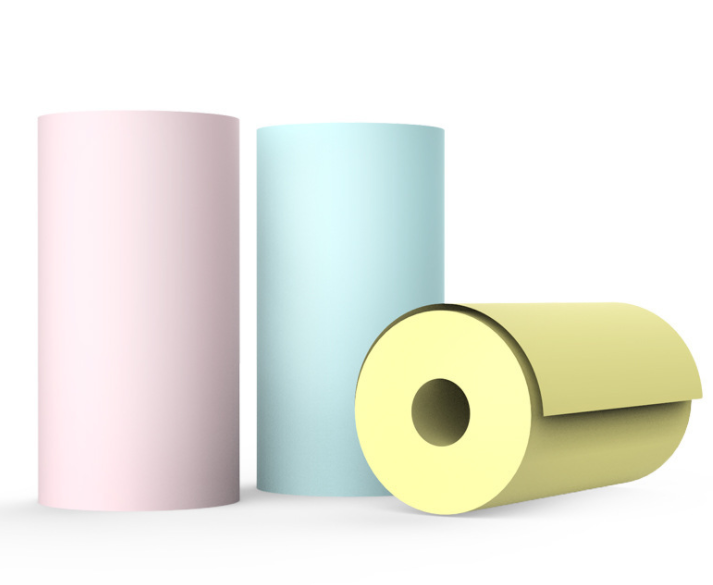 30 rouleaux papier coloré