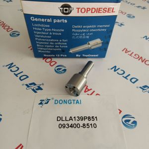 Boquilla de riel común Topdiesel 093400-8510 DLLA139P851 para inyector 095000-548 # RE520240/RE520333 - Product Image 3