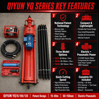 Compresseur d'air électrique souterrain compact et portable QIYUN pour foreuses de fond de trou, équipé d'un ensemble moteur central pour le forage