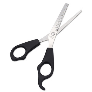 Baby Hair Thinning Shears Metal Black 0014 Haircut For Infant Styling And Care - Product Image 2