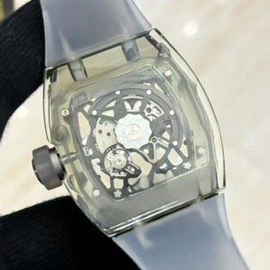 Reloj Mecánico Automático de Pulsera para Hombre, Moderno y Elegante, con Caja de Cristal en Forma de Barril 3502, Tourbillon, Resistente al Agua - Product Image 5
