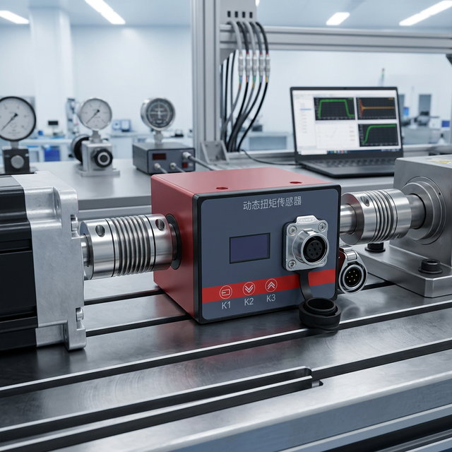 0.1-5N.m Shaft Dynamic Sensors Rotary Torque Sensor Non Contact for Servo Motor Torque Inspection