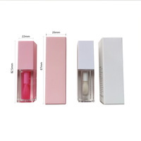 Nouveauté Brillant à Lèvres Repulpant Personnalisé 30 Couleurs Marque Privée Carré Huile pour les Lèvres Fruit Vegan Huile pour les Lèvres Hydratante et Repulpante