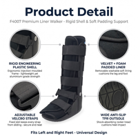 Botte de marche Premium Liner Walker certifiée CE ISO, coque ergonomique moulée par injection, aluminium léger, comparable ODM OEM