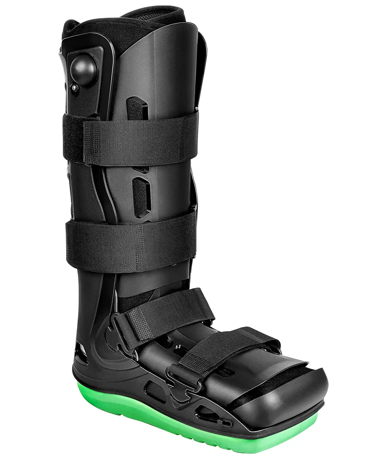 Tall Pneumatic Walking Boot Orthopedic CAM Air Walker & Inflatable Surgical Leg Cast for Broken Foot, Sprained Ankle