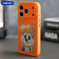 Étui de téléphone NFC E-ink haute définition VAWI B158, étui de téléphone personnalisé DIY pour iPhone 13 14 15 16 17 Pro Max, coque intelligente NFC