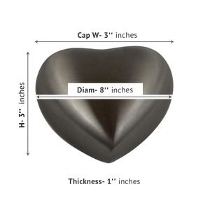 Producto personalizado, urna de recuerdo de corazón de latón grabado para cenizas, fabricante, mayorista, venta directa de fábrica - Product Image 2