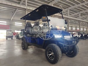 Voiturette de golf électrique 4 places homologuée EEC et CE, fabriquée en Chine, alimentée par batterie, avec moteur de 5 kW - Product Image 2