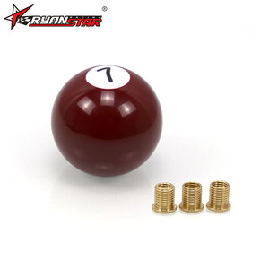 Car Gear <b>Knob</b> 55mm Red Acrylic Ball <b>Shift</b> <b>Knob</b> For Manual Transmission Vehicles - Product Image 5