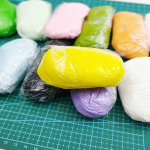 500g non cuit translucide résine argile sèche à l'air <span class=keywords><strong>pain</strong></span> argile froide porcelaine matériel bricolage jouets Kit amusant éducatif unisexe sac - Product Image 2