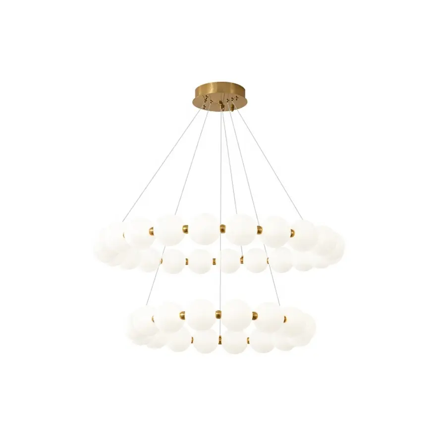 New Nordic luxury magic bean pendant hall dining room modern style designer bedroom living roommurano glass chandelier Lamp