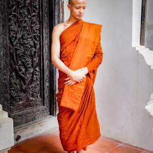 Robes pour garçons en tissu popeline de viscose et polyester léger, respirant, tissé peigné, de style moine, best-seller pour hommes et femmes - Product Image 1