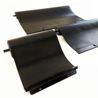 Couvercle de soufflet télescopique en tissu PVC flexible avec coque pour machines-outils CNC d'usine