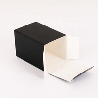 Boîte électronique en carton cadeau pliable de luxe noire personnalisée dégradable et écologique pour appareil photo avec impression de gaufrage
