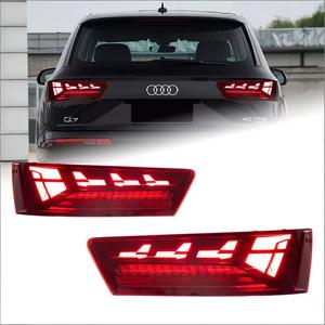 Feux arrière <span class=keywords><strong>Audi</strong></span> <span class=keywords><strong>Q7</strong></span> 2016-2019 : Modèle <span class=keywords><strong>dynamique</strong></span> à LED avec clignotants séquentiels, ajustement standard, référence OE 4m0941773 - Product Image 2