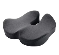 Coussins de siège en mousse à mémoire de forme orthopédiques antidérapants Coussin anti-décubitus pour soulager la douleur hémorroïde Oreiller confortable en forme de beignet