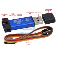 Câble de téléchargement STC, programmeur monopuce USB vers TTL, démarrage à froid sans manuel STCISP 3.3V/5V pour la programmation STC