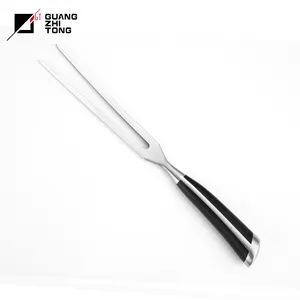 6 inch stainless steel abs plastic forged handle meat fork