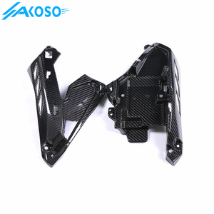 Carenados de cuerpo de fibra de carbono seco AKOSO, paneles laterales de carenado de entrada de aire para motocicleta Yamaha <span class=keywords><strong>MT10</strong></span> FZ10 2022 <span class=keywords><strong>2023</strong></span> 2024 - Product Image 4