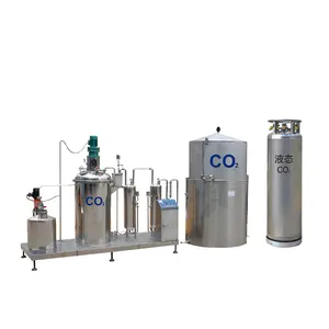 Çilekli Soda için gelişmiş elektrikli CO2 jeneratörü 99.99% asit-baz CO2 çıkarıcı sistemi