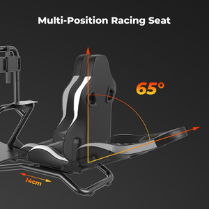 Zy6013 PC <span class=keywords><strong>PS4</strong></span> ps5 kim loại đua Sim mô phỏng lái xe buồng lái Logitech G25 G27 G29 G920 xe F1 GTR simracing ghế - Product Image 2
