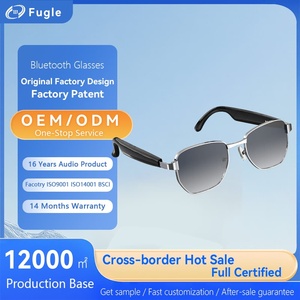 Fugle AG011 Moda Estilo de tendencia TWS Inalámbrico Bluetooth Smart Sunglass BT Calling Gafas de sol Auriculares Conducción Bicicleta para mujeres - Product Image 2