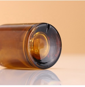 Nắp đậy Màu Đen Nâu uốn cổ hương thơm phun chai 30ml xi lanh hình dạng 50ml 100ml hổ phách nước hoa chai thủy tinh với <span class=keywords><strong>Atomizer</strong></span> - Product Image 4