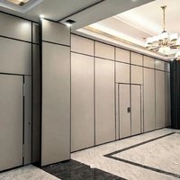 Cloison pliante mobile facile à installer, cloison coulissante insonorisée personnalisée pour salle de banquet
