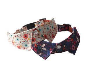Verstellbares Hunde halsband mit Mustern Fruit Flower Series Bowtie Style Ultra bequemes weiches Nylon-Gurtband für Haustiere - Product Image 2