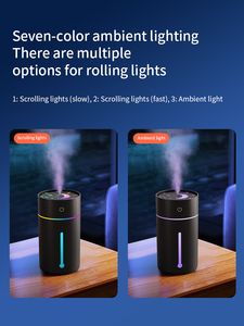 Humidificateur portable USB mini 320 ml avec lumière, petit humidificateur à brume d'<span class=keywords><strong>air</strong></span>, <span class=keywords><strong>diffuseur</strong></span> d'huiles essentielles, <span class=keywords><strong>diffuseur</strong></span> d'arômes pour la maison et la voiture - Product Image 4
