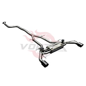 ท่อไอเสียแบบ Catback สแตนเลส Vortex พร้อมวาล์ว สำหรับ Chevrolet Camaro SS 6.2L V8 ปี 2016-2024 ปลายท่อคู่สีดำ วาล์วอิเล็กทรอนิกส์ - Product Image 2