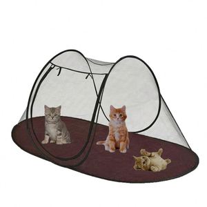Enclos portable pour animaux de compagnie, maison pour chien, cage pour chat, tente pour chat, parc pour chiot, clôture pliable pour animaux de compagnie, fabriqué en usine BSCI. - Product Image 4