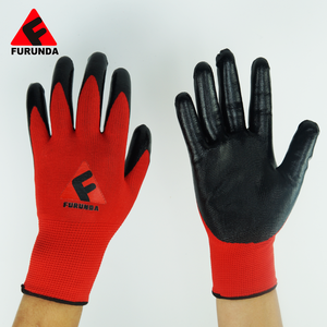 Guantes de trabajo recubiertos de nitrilo, guantes protectores, oferta - Product Image 4