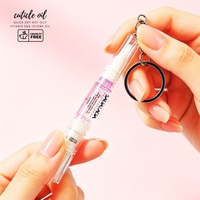 Huile à cuticules bio revitalisante aux fleurs séchées et vitamine E, faible MOQ, marque privée, logo personnalisé, tube d'huile à cuticules en gros