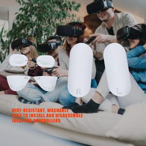 อุปกรณ์ป้องกันตัวควบคุมเกมสำหรับ <span class=keywords><strong>PS</strong></span> <span class=keywords><strong>5</strong></span>สำหรับ <span class=keywords><strong>PS</strong></span> VR2 <span class=keywords><strong>VR</strong></span> แผ่นซิลิโคน6ชิ้นสำหรับเกมแพดและกุญแจ - Product Image 6